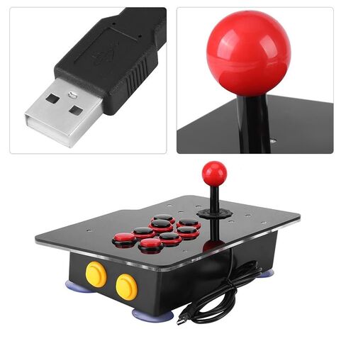 8-Way Arcade Game Joystick, USB Controller, Zero Delay Arcade Stick Buttons for Sports, Racing, Fighting Games in Kuwait