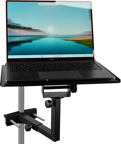 Laptop Tray Mount for Speaker Stand, 11" x 15.6" in Saudi Arabia