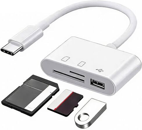 USB Card Reader, Memory Card Compatible Portable Data Transfer Adapter in Kuwait