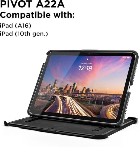 Pivot A22A Case for iPad (A16), iPad (10th gen.) - Black/Black Clip in Kuwait