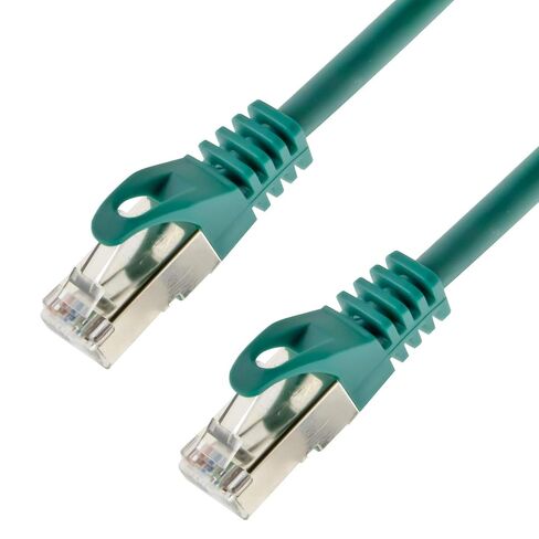 Network Cable S/FTP PIMF Cat. 7 1.50 m Green Patch Cable Gigabit Ethernet LAN DSL CAT7 Cable in Kuwait