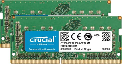 Crucial 32GB Kit (16GBx2), 260-pin SODIMM, DDR4 PC4-21300, in Kuwait