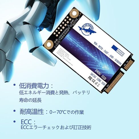 Dogfish Msata 256GB Internal Solid State Drive Mini Sata SSD Disk in Kuwait