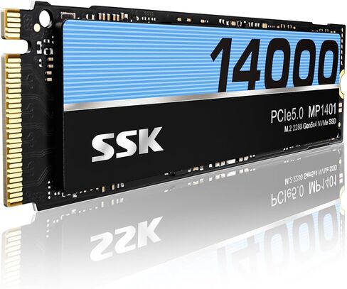 SSK 2TB Internal M.2 NVMe SSD 2280 PCIe Gen5 up to 14000MB/s Internal SSD in Kuwait