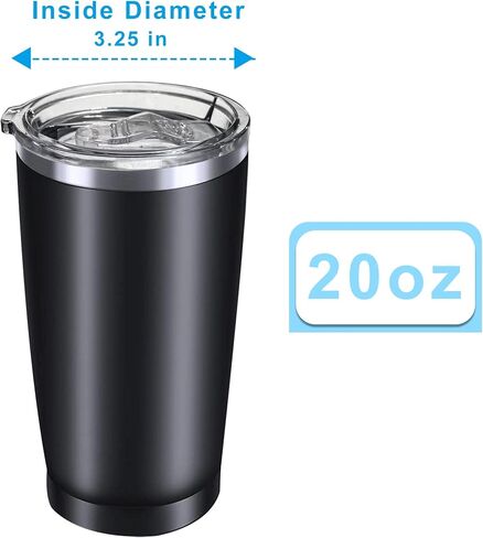 2PCS 20oz Tumbler Replacement Lids Covers for 3.25in Cup Mouth in Kuwait
