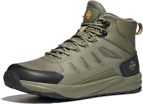 NINGO Men's Waterproof Wide Toe Box Hiking Shoes, Zero Drop Hiking Boots in Saudi Arabia