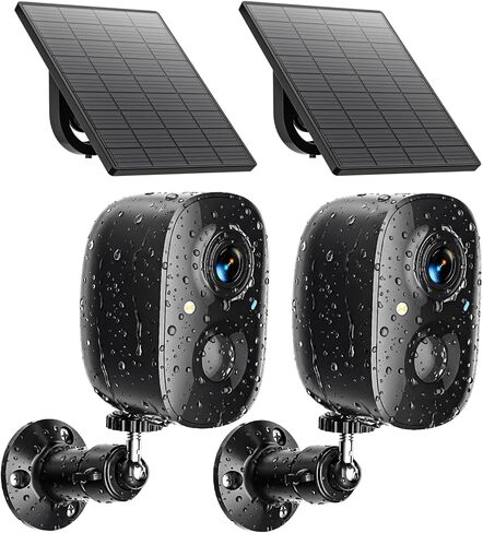 2K Wireless Security Cameras Solar Powered Outdoor Cameras in Kuwait