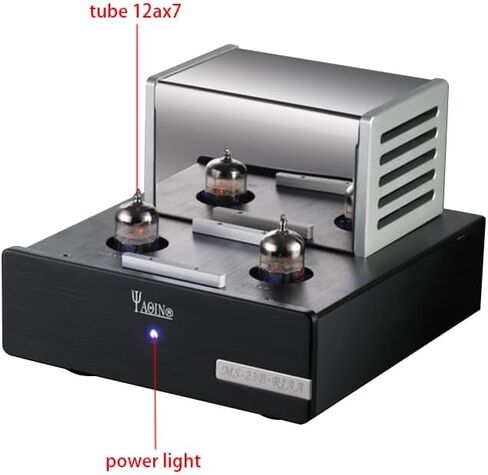 YAQIN MS-23B Tube Phono MM Preamp,Turntable Preamp, Tubes 12AX7*2, AC110 and AC230 Switchable in Saudi Arabia