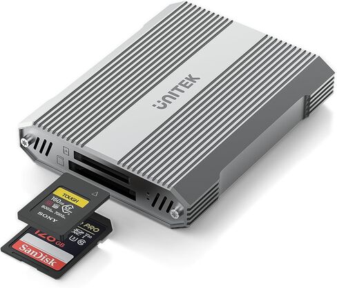 Unitek CFexpress Type A and SD4.0 UHS-II Memory Card Reader, 10Gbps USB 3.2 in Kuwait