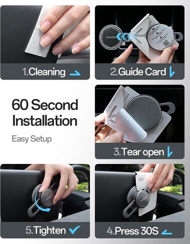 Tesla Phone Mount with Tesla-Matched Material, Strong Magnetic Hold in Saudi Arabia