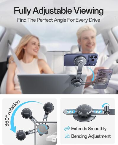 Tesla Phone Mount with Tesla-Matched Material, Strong Magnetic Hold in Saudi Arabia