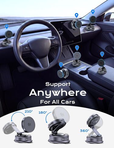 Qi2.2 25W MagSafe Car Mount Charger, Cooling Fan+75W Fast Adapter in Kuwait