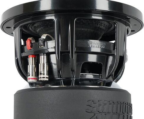 Sundown Audio U-6.5 V.1 D4 6.5 in 1000-Watt Peak/500-Watt RMS Car Subwoofers, Dual 4 Ohm DVC, Cast Basket, Spring Terminals, for Small Ported Enclosures, 2-Piece in Saudi Arabia