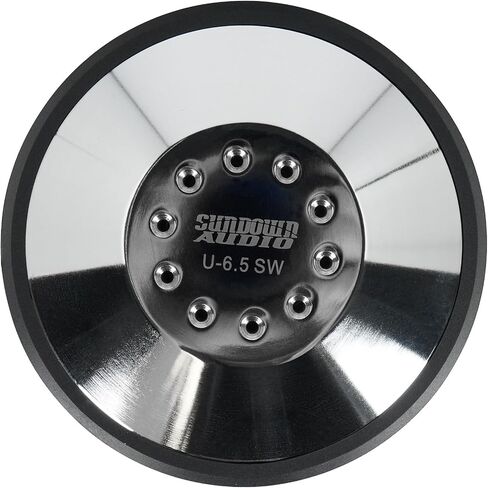 Sundown Audio U-6.5 V.1 D4 6.5 in 1000-Watt Peak/500-Watt RMS Car Subwoofers, Dual 4 Ohm DVC, Cast Basket, Spring Terminals, for Small Ported Enclosures, 2-Piece in Saudi Arabia