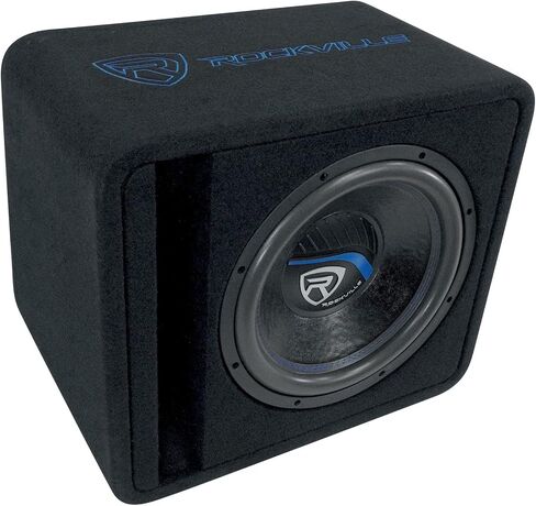 Rockville VS12K51 12" K5 Car Subwoofer in Vented Enclosure Box, 1 Ohm in Saudi Arabia