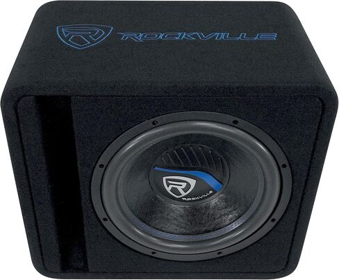 Rockville VS12K51 12" K5 Car Subwoofer in Vented Enclosure Box, 1 Ohm in Saudi Arabia