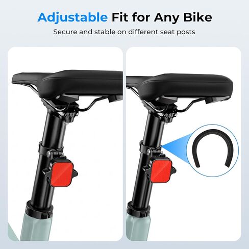 MiLi Upgraded Bike Mount with Air tag, Built-in Anti-Theft Bike Tracker in Kuwait