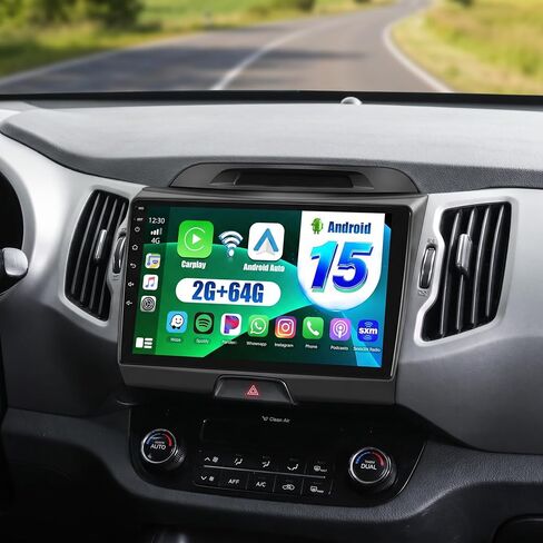 Inefala 9" Radio for Kia Sportage 2010-2016 CarPlay Stereo in Kuwait