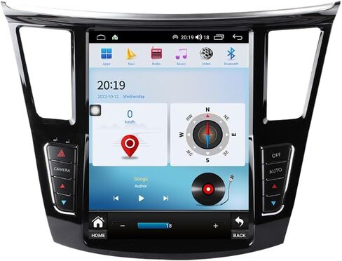 12.1" Car Stereo for Infiniti QX60 2014-2019,Android Radio Head Unit with Tesla Style Wireless CarPlay, Android Auto, GPS Navi, DSP, WiFi, Backup Camera (4+64GB) in Kuwait