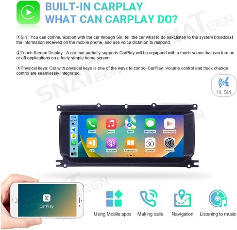 Android 13 car Radio 8-128GB for 2012-2018 Range Rover Evoque L538 10.25" Full Touch Screen Stereo car GPS Navigation carplay Android auto Head Unit (Harman Radio) in Kuwait