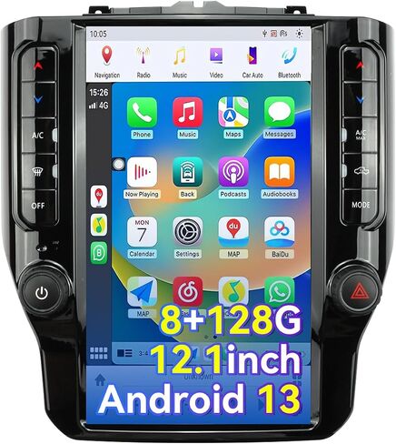 12.1 Inch Car Radio Compatible with Dodge RAM 1500/2500/3500 2019-2024 in Saudi Arabia