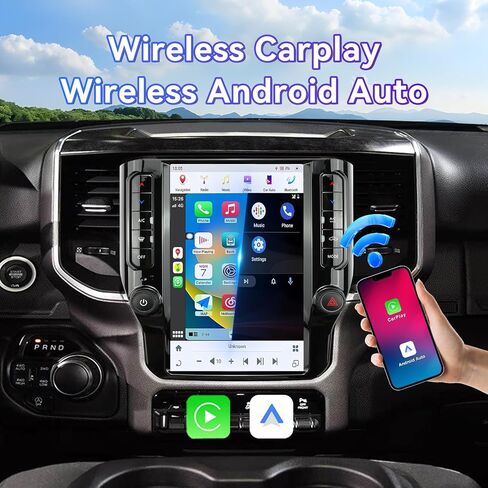 12.1 Inch Car Radio Compatible with Dodge RAM 1500/2500/3500 2019-2024 in Saudi Arabia