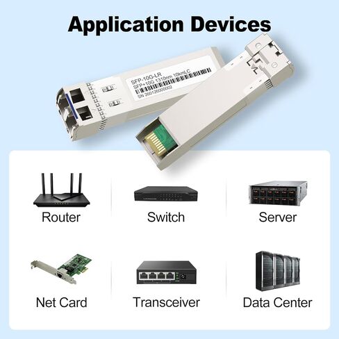 10G SFP+ to LC Module, 10GBase-LR Fiber Transceiver Single Mode, Up to 10KM in Kuwait