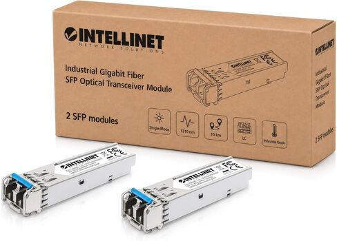 Intellinet Industrial 1G SFP LC Single-Mode Transceiver, 1310 Nm DDM in Kuwait