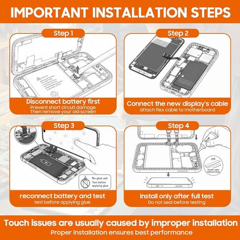 Original for Google Pixel 8a OLED Screen Replacement 6.1" Touch Screen Digitizer LCD Display Assembly Original Repair Part 2024 GKV4X G6GPR G8HHN in Kuwait