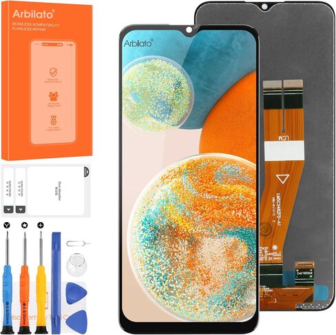 Screen Replacement for Samsung Galaxy A16 5G (6.7"), Incell/LCD Display Assembly with Frame, Full Repair Tool Kit, Touch Digitizer Replacement for A16 5G ONLY (Not for 4G Version) - Black in Kuwait