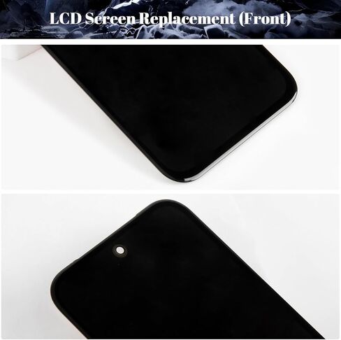 SRJTEK Original for Google Pixel 8A Screen Replacement for Google Pixel 8A GKV4X G6GPR LCD Display for Google Pixel 8A G8HHN G576D Digitizer Touch Screen Assembly Repair Kits (Black,Without Frame in Kuwait