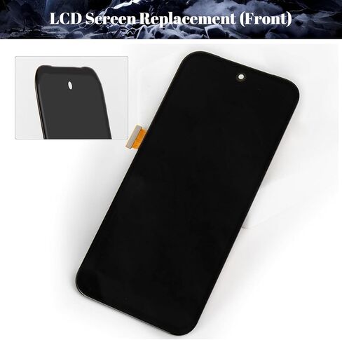 SRJTEK Original for Google Pixel 8A Screen Replacement for Google Pixel 8A GKV4X G6GPR LCD Display for Google Pixel 8A G8HHN G576D Digitizer Touch Screen Assembly Repair Kits (Black,Without Frame in Kuwait