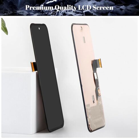 SRJTEK Original for Google Pixel 8A Screen Replacement for Google Pixel 8A GKV4X G6GPR LCD Display for Google Pixel 8A G8HHN G576D Digitizer Touch Screen Assembly Repair Kits (Black,Without Frame in Kuwait