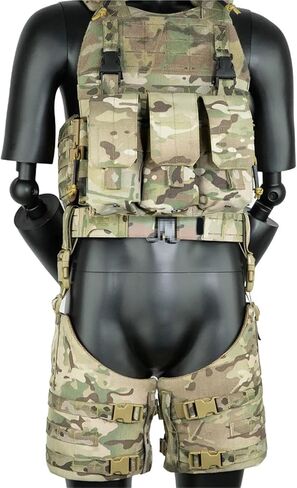Tactical MOLLE Leg Panel Mount with Drop Extension, Adjustable Thigh Rig in Kuwait