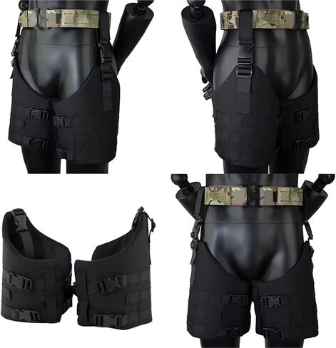 Tactical MOLLE Leg Panel Mount with Drop Extension, Adjustable Thigh Rig in Kuwait