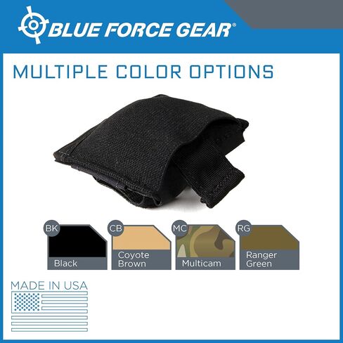 Blue Force Gear - Ranger Green Dump Pouch - Tactical MOLLE Utility Pouch for Duty Belt or Vest - Small Drop Bag Carrier for Hunting, Airsoft, and Outdoor Accessories - 3 x 3.5 x 1 Inches in Kuwait