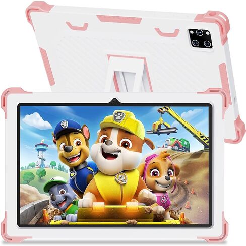 10 Inch Android 15 Kids Tablet, 10GB RAM 64GB ROM, 6000mAh Battery, Parental Control, Iwawa Educational Learning Apps, Tablet for Kids 3-7(Pink) in Kuwait