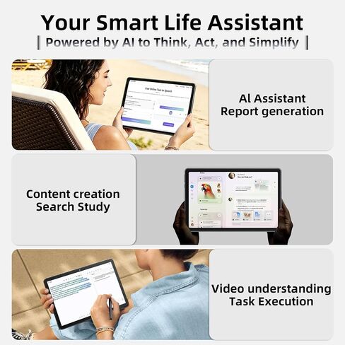 Android 16 Tablet 11 Inch, Gemini AI for Work, Study & Play(Gray) in Kuwait