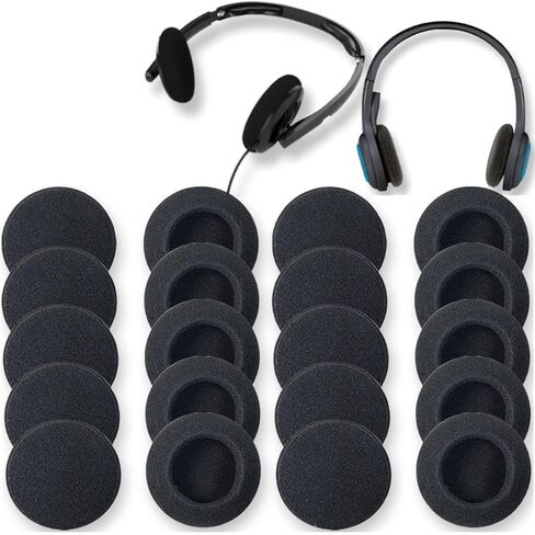 20Pcs Foam Ear Cushions for Plantronics H251 H261 H351 H361 Series Headsets in Saudi Arabia