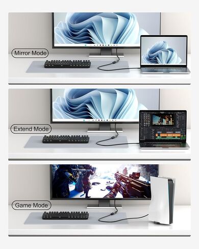 8K HDMI Extender, 3.3FT HDMI Extension Cable, HDMI Male to Female Adapter in Kuwait