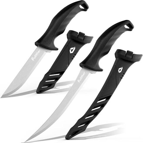 2pc Fishing Knife,7In Fillet Knife,5In Fishing Bait Knife in Kuwait