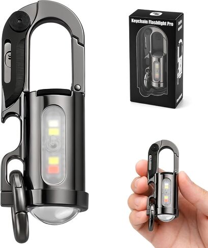 Rechargeable Keychain Flashlights, Portable Mini LED Keyring Lights in Kuwait