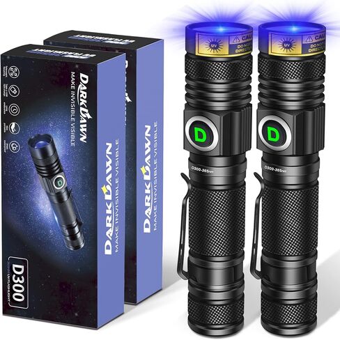 DARKDAWN UV Flashlight 365nm, Mini LED Blacklight Flashlight in Kuwait