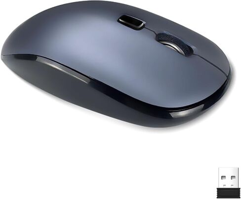 Wireless Mouse for Laptop,2.4G Slim Quiet Portable USB Computer Mice,± 3200 DPI,Lightweight,Plug&Play,4 Adjustment Speed,20 Months Battery Life,Cordless Office Mouses for Mac,PC,Chromebook,Notebook in Kuwait