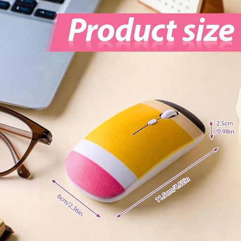 Sabary Wireless Pencil Mouse, Silent Click Portable for Laptop in Kuwait