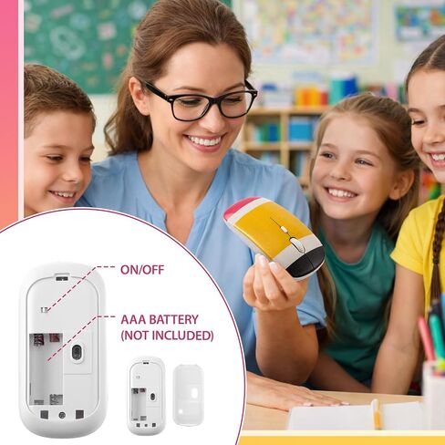 Sabary Wireless Pencil Mouse, Silent Click Portable for Laptop in Kuwait