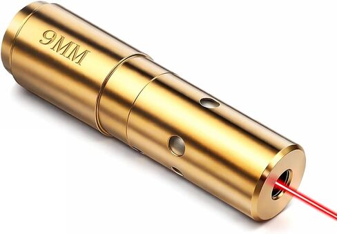 GOTICAL Red Dot Laser Bore Sighter, 9mm, Hunting Tool, 9 mm Cartridge, Red Laser boresighter in Saudi Arabia
