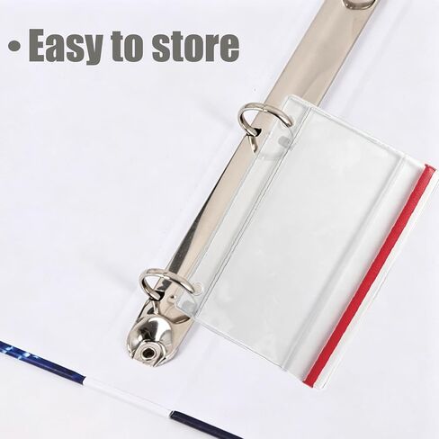 10 Pcs Flash Drive Holders Bulk, Clear Flash Drive Zipper Case with 4 Pcs 3 Ring Binders for Flash Drives and Memory Card in Saudi Arabia