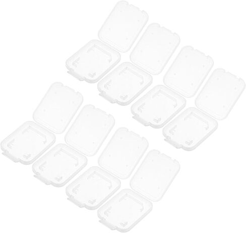 Cabilock 20pcs Memory Card Case Holder Portable Card Organizer Storage Box Shock Resistant for Photographers in Kuwait