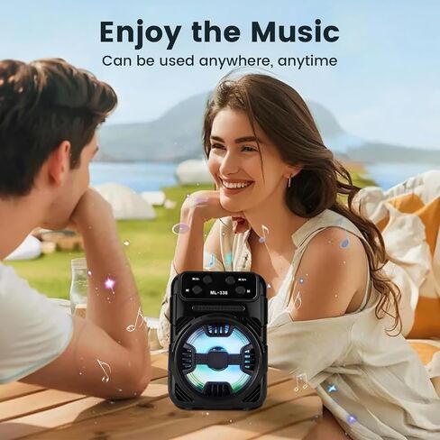 Bluetooth Speaker Portable Speakers Bluetooth Wireless FM radios Portable with FM Radio,Small Speaker Supports USB/TF Drop-Resistant Speaker for Elderly, Kids, Home Kitchen,Outdoor in Saudi Arabia
